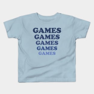 Games games games games games Kids T-Shirt